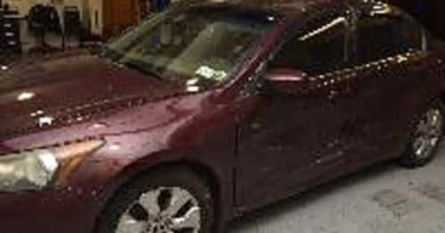 the Maroon Car in which the girls where kidnapped