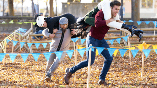 Zach will be seen hauling Charity during a sprint against some local competitors (ABC)