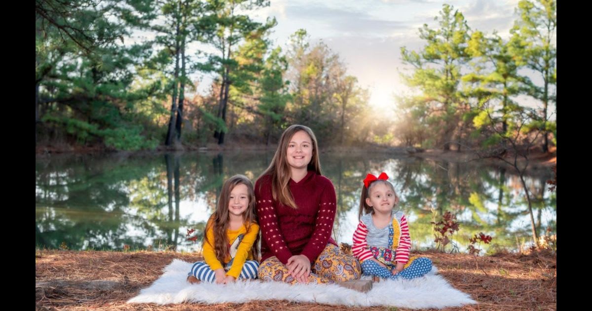 Kynadee and her siblings: Kynadee Campbell (right), Addison Campbell (middle), and Ryleigh Campbell (left) (Delvon Campbell/Facebook)
