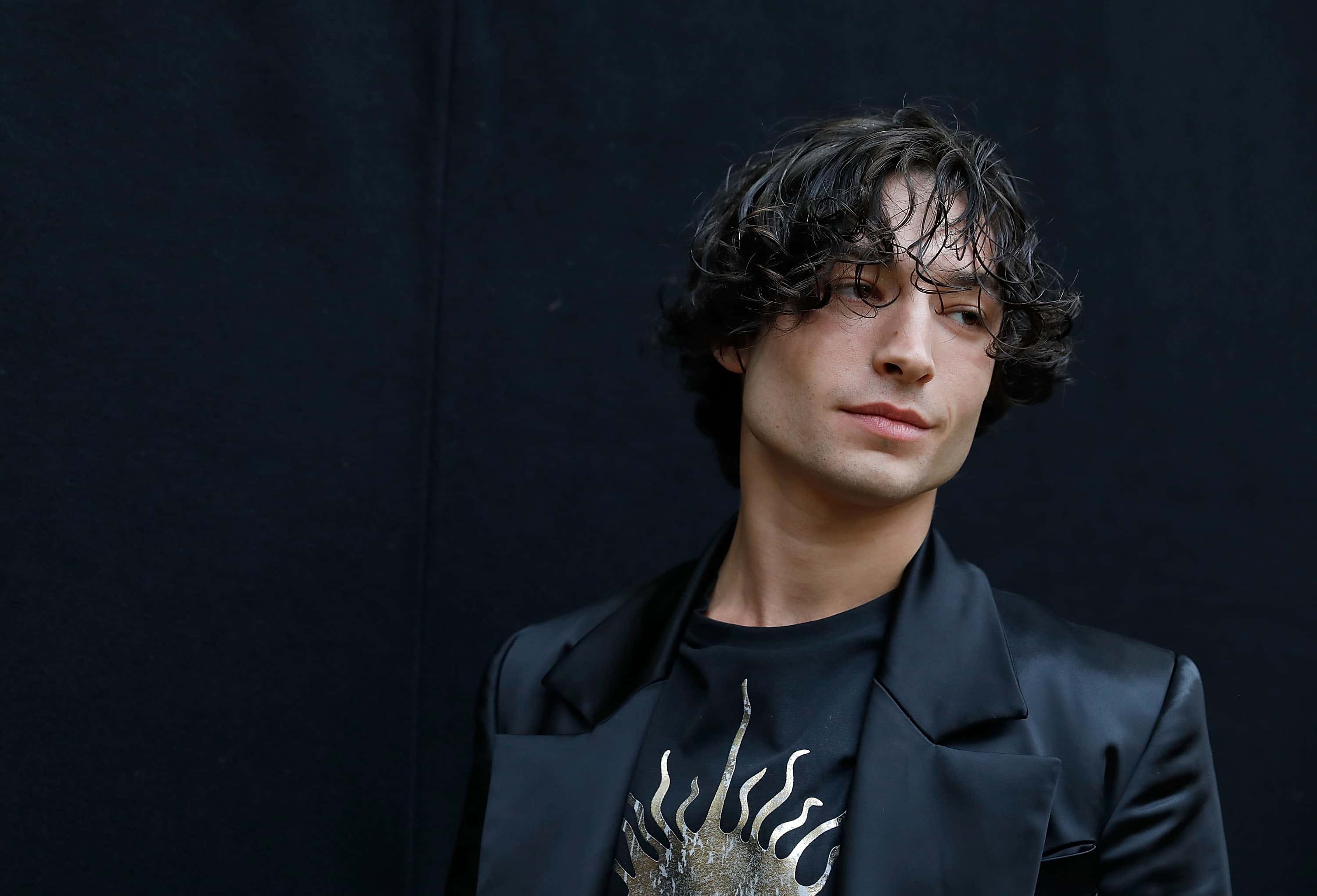 Ezra Miller attends the Vivienne Westwood show during  London Fashion Week Men's June 2017 collections on June 12, 2017 in London, England.