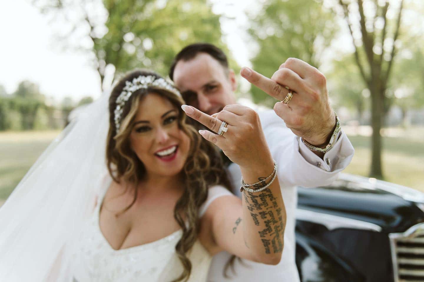 Eminem's eldest daughter Alaina Scott married her longtime boyfriend Matt Moeller on June 9. (Instagram)
