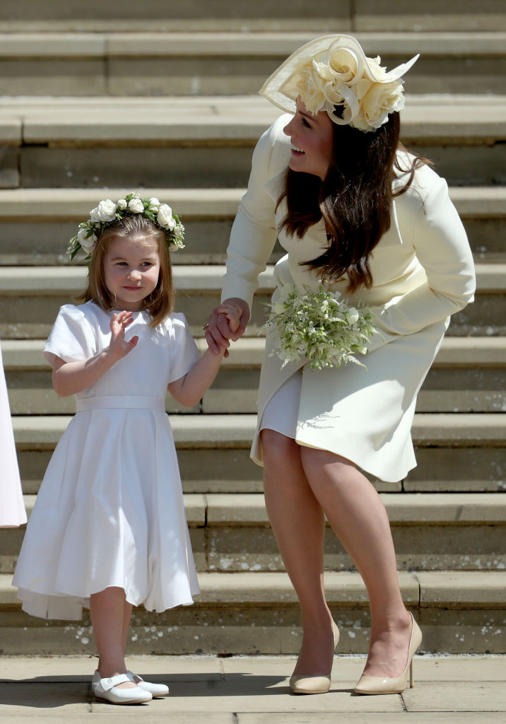 Princess Charlotte and the Duchess of Cambridge Kate Middleton (Source: Getty Images)