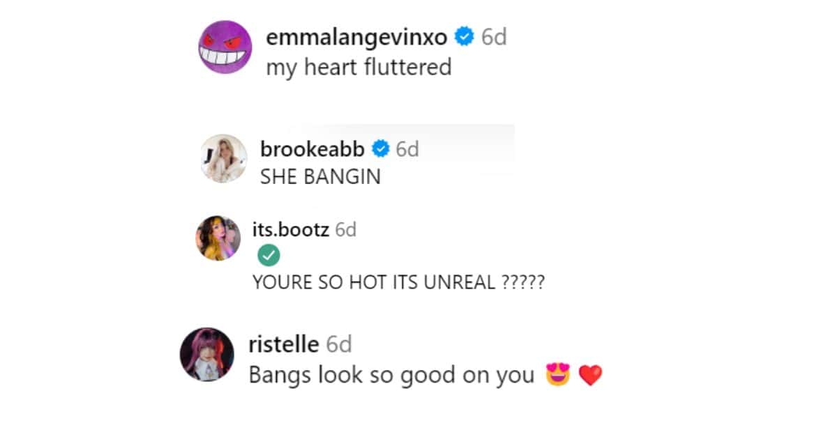 (@pokimane/Instagram)