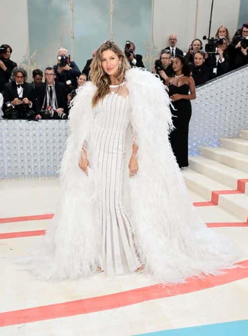 Gisele Bündchen attends The 2023 Met Gala Celebrating 