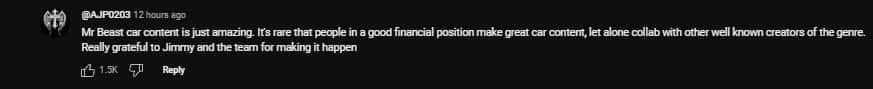 Comments on MrBeast (@mrbeast/YouTube)