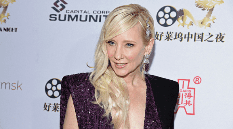 Anne Heche was involved in a horrific accident where her speeding car rammed into a home in Los Angeles on August 5 (Photo by Michael Tullberg/Getty Images)