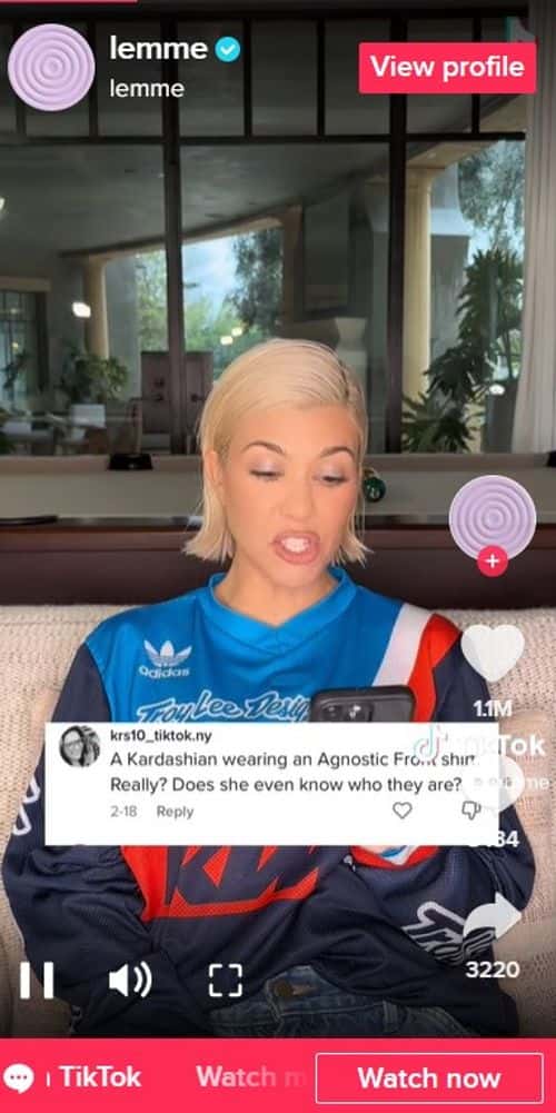 (TikTok video screenshot/People)