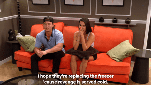 rett Robinson and Xanthi Perdikomatis in 'The Circle' Season 5 (Netflix)