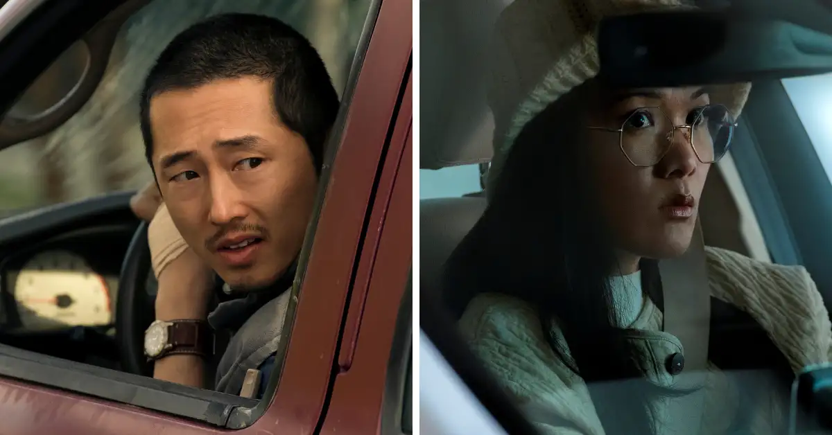 Steven Yeun as Danny and Ali Wong as Amy in 'Beef' (Netflix)
