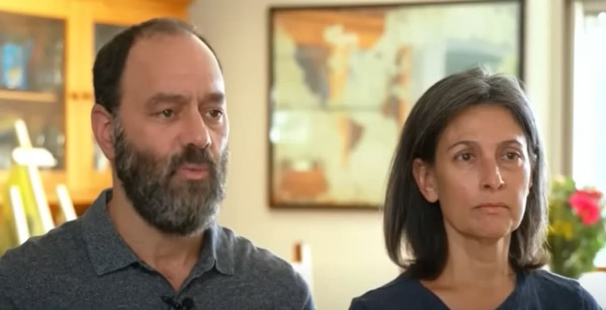 Hersh-Goldberg Polin's parents (CNN)