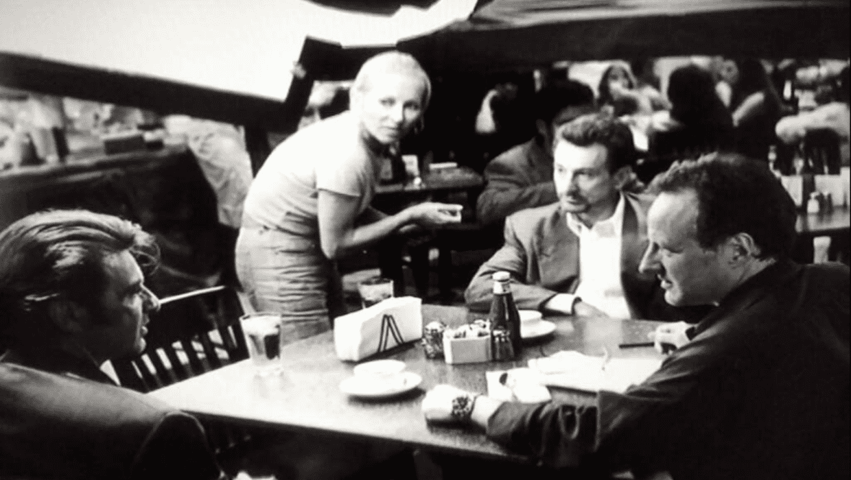 Robert De Niro, Al Pacino, and Michael Mann in 'Heat' (imdb)