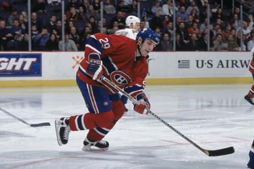 23 Jan 2002:  Left Wing Gino Odjick #29 of the Montreal Canadiens skates on the ice against the Washington Capitals during the NHL game at the MCI Center in Washington D.C.  The Canadiens defeated the Capitals 5-3.   Mandatory copyright notice: Copyright 2002 NHLI   Mandatory Credit:  Doug Pensinger/Getty Images/NHLI