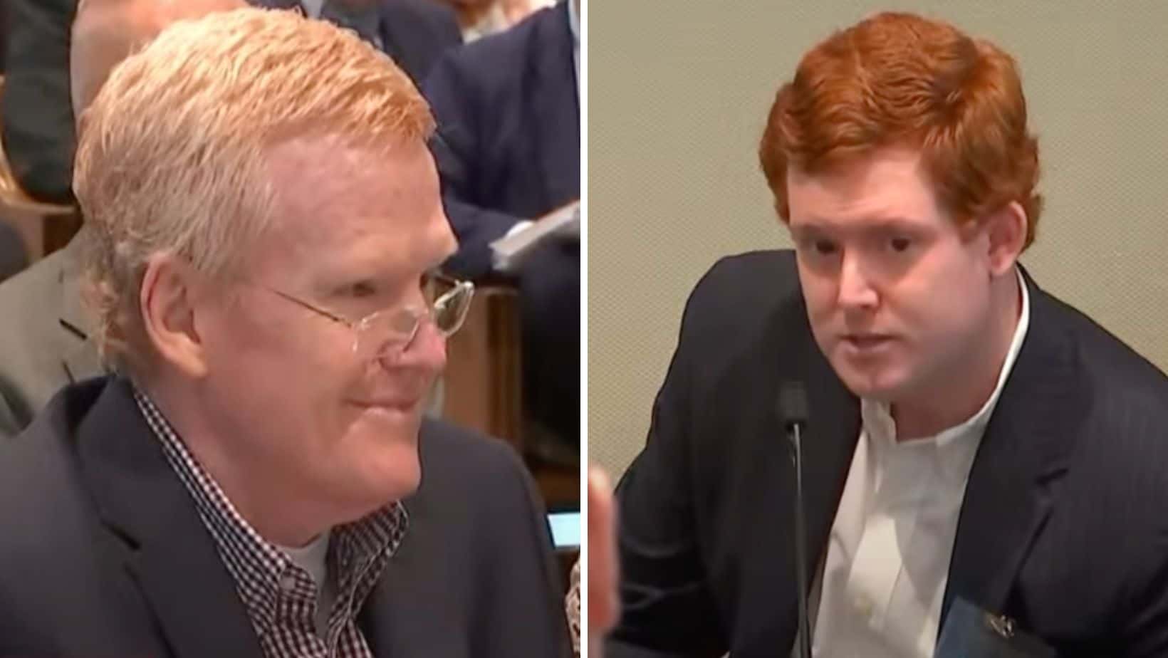 Alex Murdaugh smirked as son Buster testified in his defense (Screenshot/Law&Crime Network/YouTube)