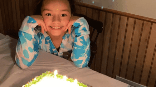 Trinity Ottoson-Smith was gunned down while playing on the trampoline (GoFundMe)