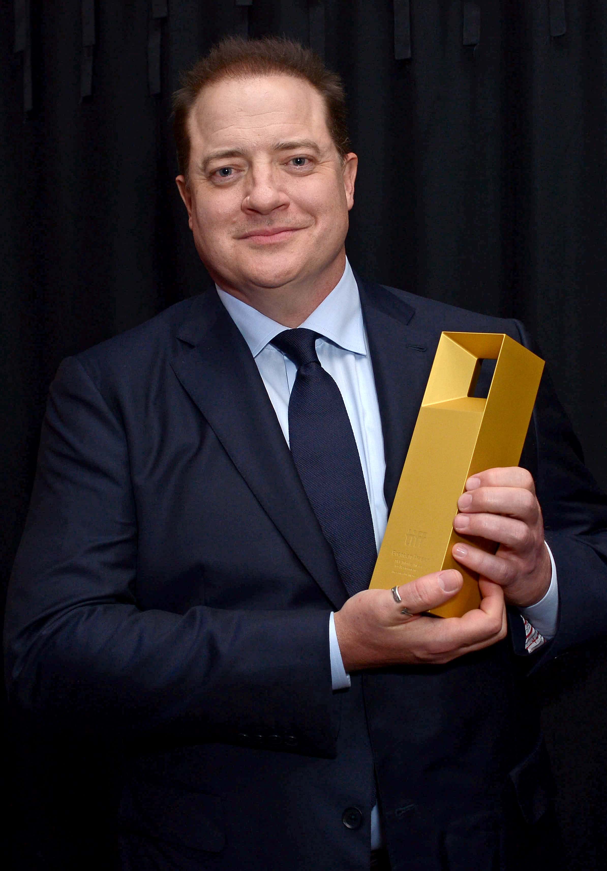 TORONTO, ONTARIO - SEPTEMBER 11: Honoree Brendan Fraser, recipient of the TIFF Tribute Award for Per
