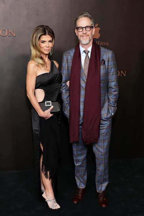 (L-R) Guest and Joey McFarland attend Apple Original Films'