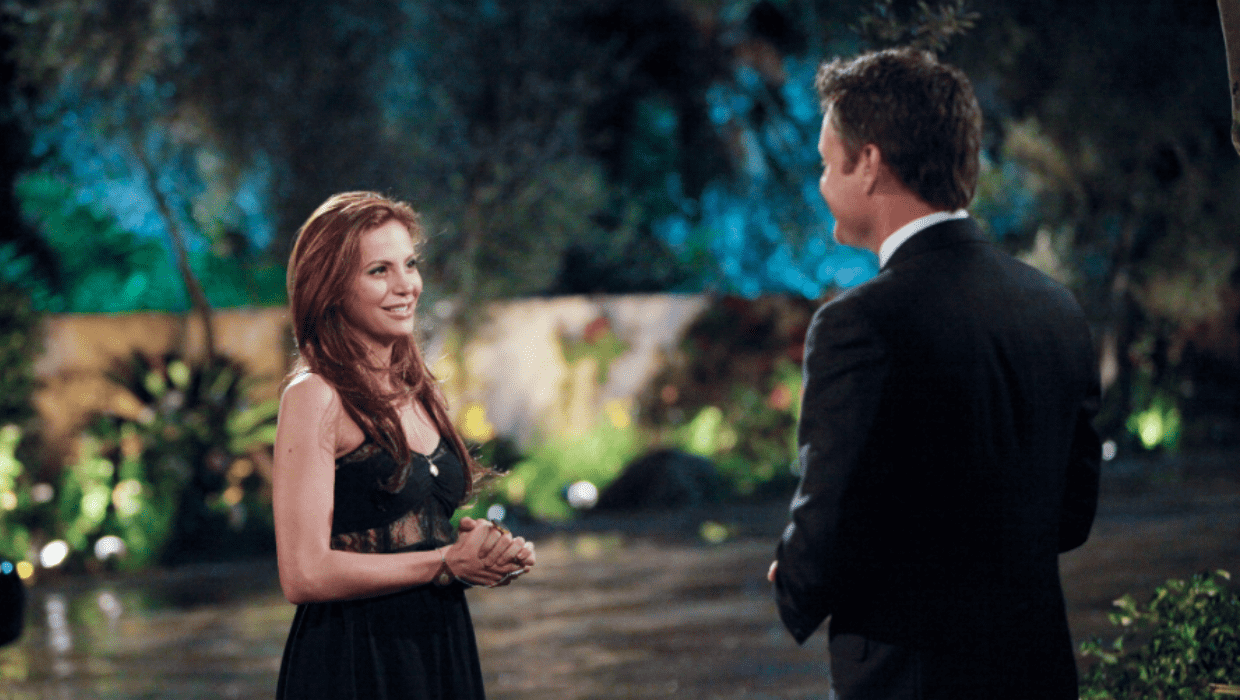 Chris Harrison and Gia Allemand at an event for 'Bachelor Pad' (IMDb)