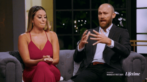 Krysten and Mitch in 'Married at First Sight' Season 15 Reunion Part 1 (Lifetime)