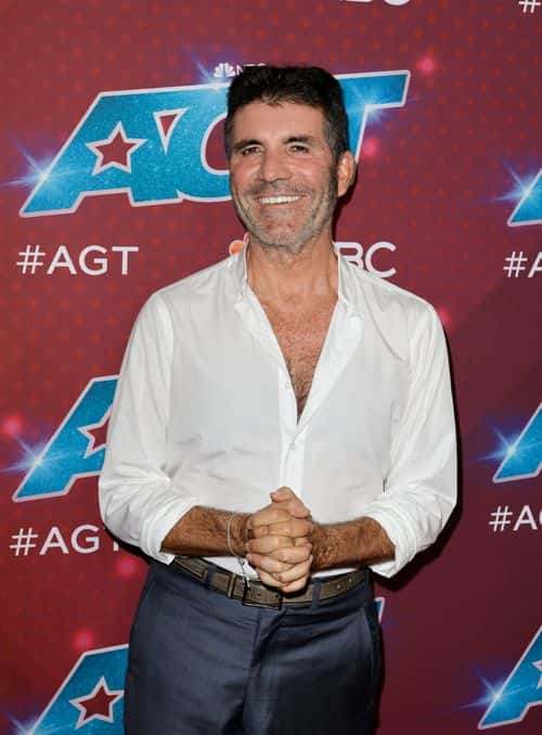 Simon Cowell attends the red carpet for 