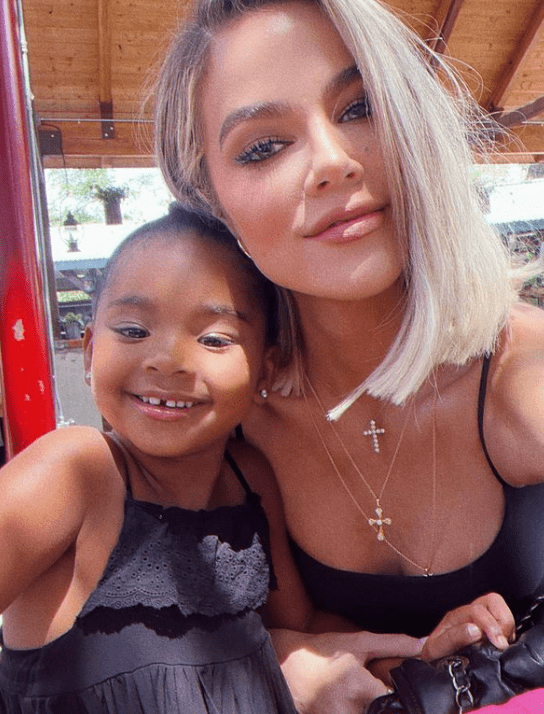Khloe Kardashian with 4-year-old daughter True Thompson (Khloe Kardashian/Instagram)