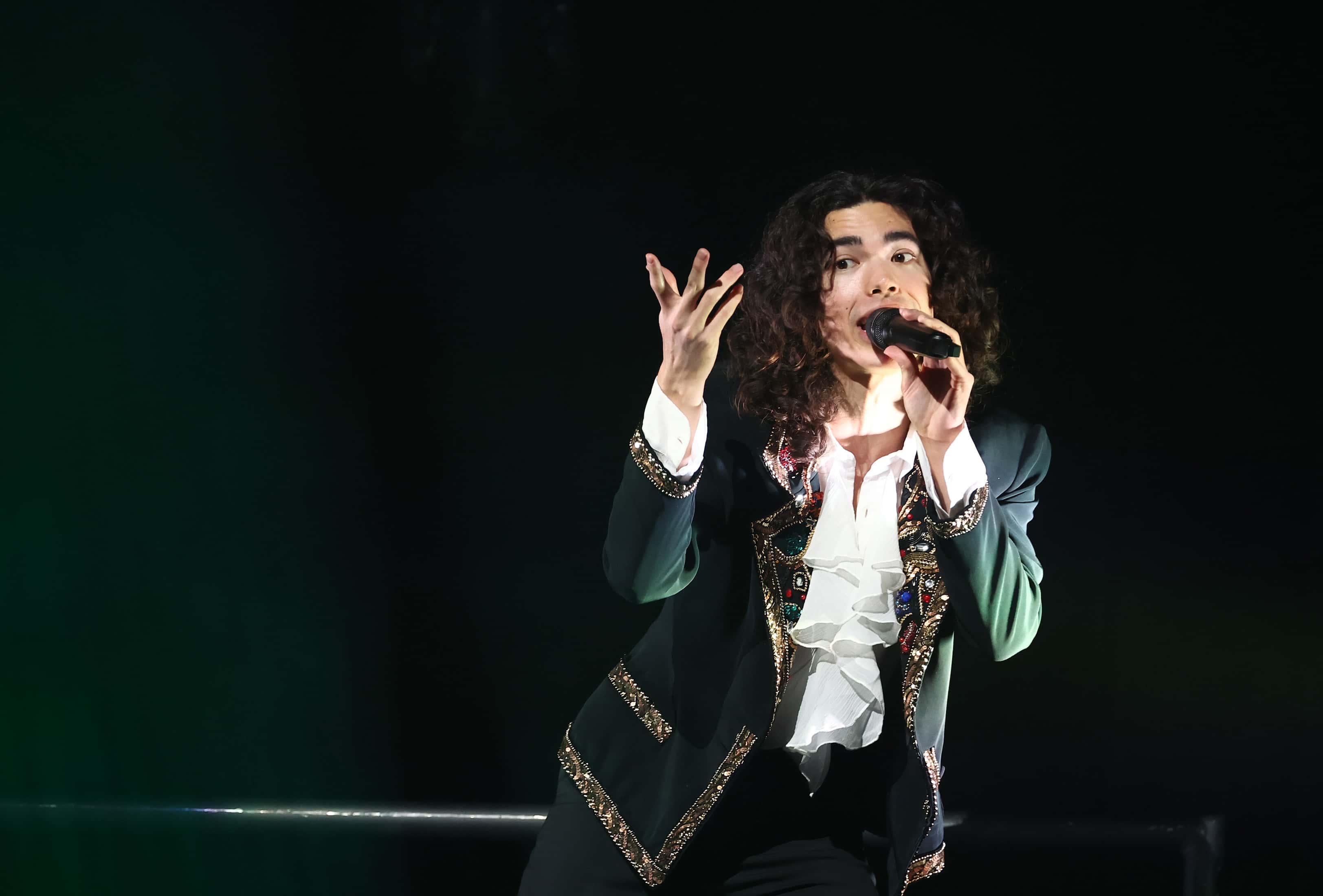 Conan Gray performs on stage at Radio City Music Hall on March 16, 2022 in New York City. (Photo by Arturo Holmes/Getty Images)