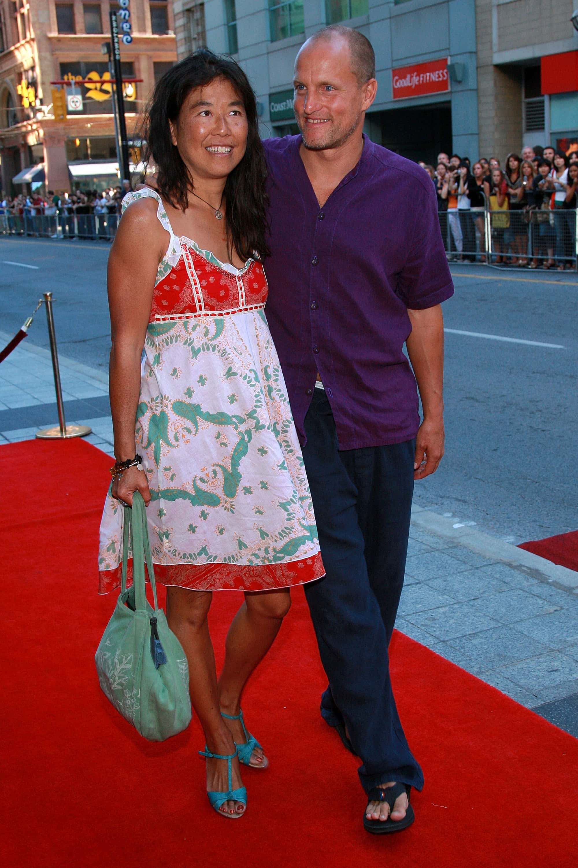 TORONTO, ON - SEPTEMBER 08: Actor Woody Harrelson and wife Laura Louie Harrelson arrive at the 