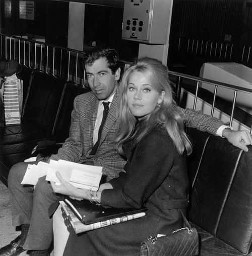Jane Fonda with first husband Roger Vadim (Photo by Evening Standard/Getty Images)