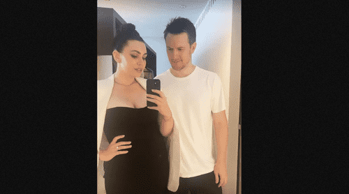 The longtime partner singer Sophie Simmons and James Henderson got married on Friday, February 22 (sophietsimmons/Instagram)