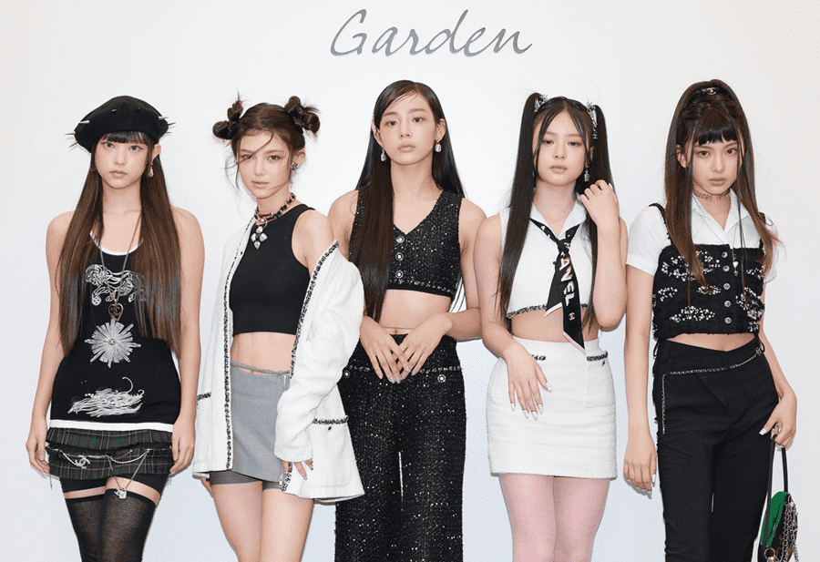 NewJeans attend a Chanel event on day of debut (@theseoulstory/Twitter)