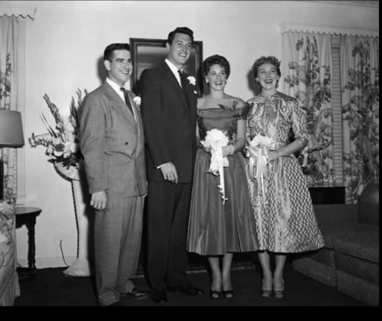 Rock Hudson and Phyllis gates (IMDb)