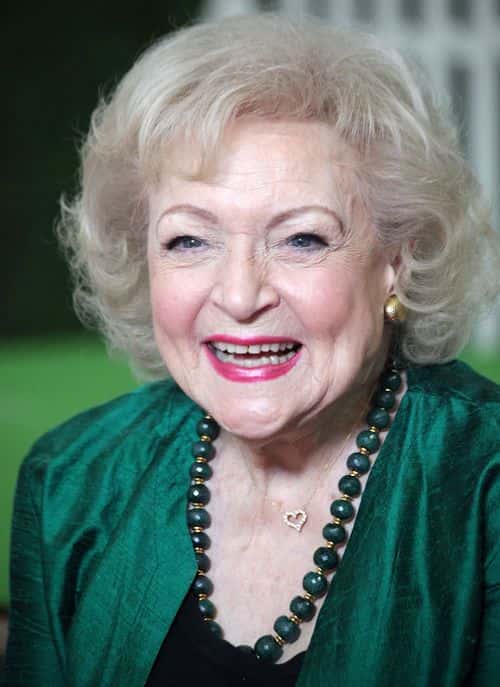 Betty White attends Betty White fashion shoot for The Lifeline Program at Smashbox Bigbox on May 9, 2012 in Culver City, California. (Photo by Brian To/Getty Images for The Lifeline Program)