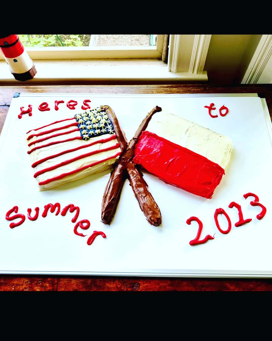 Mika Brzezinski bakes a cake for summer of 2023 (Instagram/@knowyourvalue)