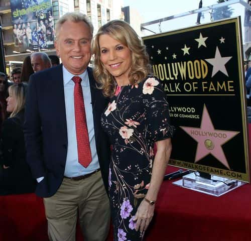 Pat Sajak and Vanna White attend Harry Friedman being honored with a Star on the Hollywood Walk of Fame on November 01, 2019 in Hollywood, California.