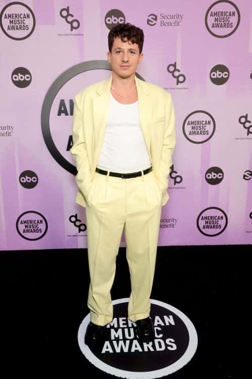 Charlie Puth attends the 2022 American Music Awards at Microsoft Theater on November 20, 2022 in Los Angeles, California.