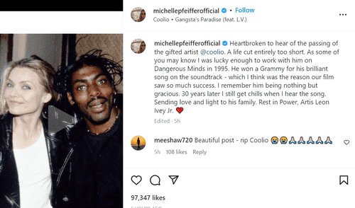 Image: michellepfeifferofficial/Instagram