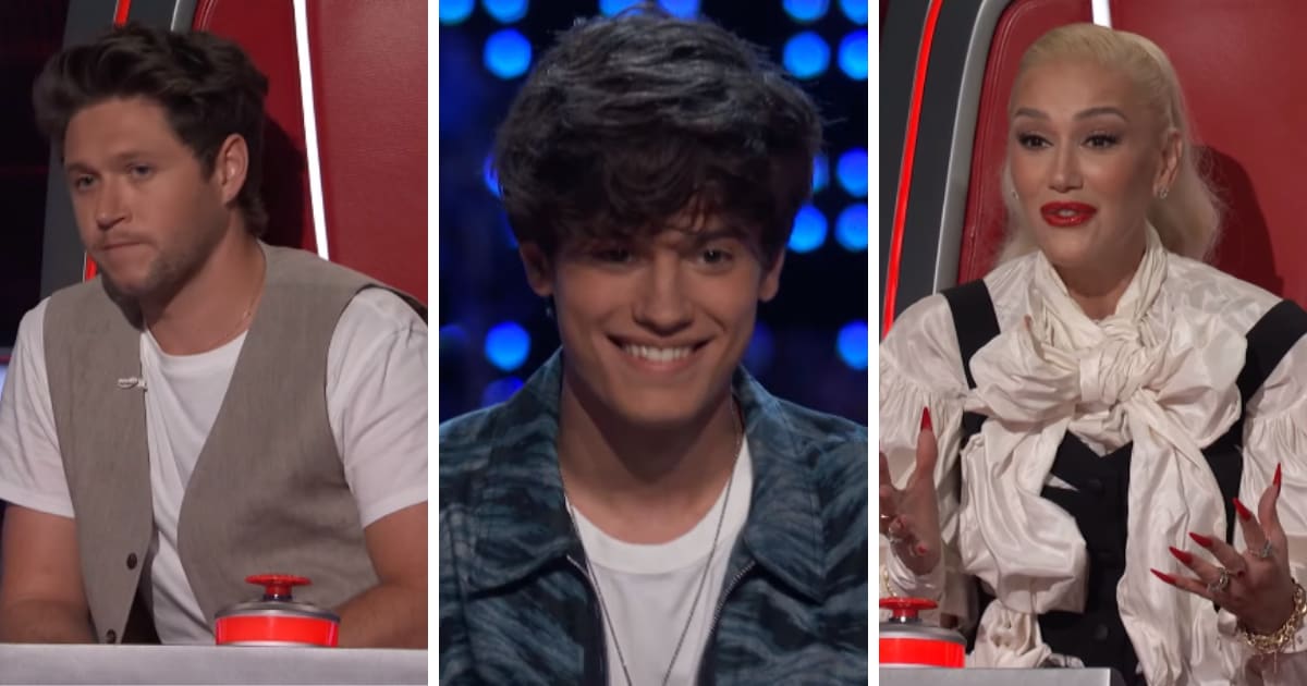 Niall Horan trolled after 'The Voice' coach Gwen Stefani steals Tanner Massey (YouTube/TheVoice)