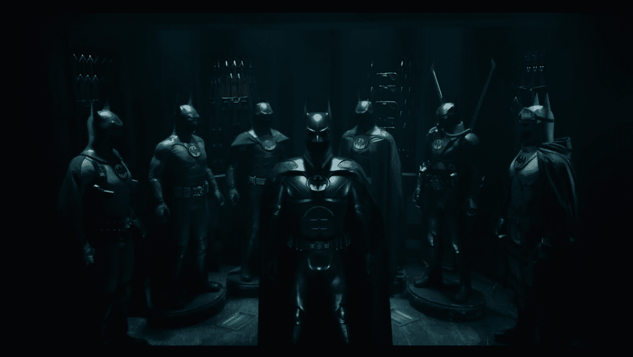 DCU 'The Flash' mentor Batman in a still from official trailer (@DC/YouTube)