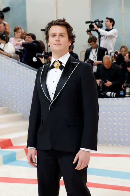 Jonathan Groff attends The 2023 Met Gala Celebrating 