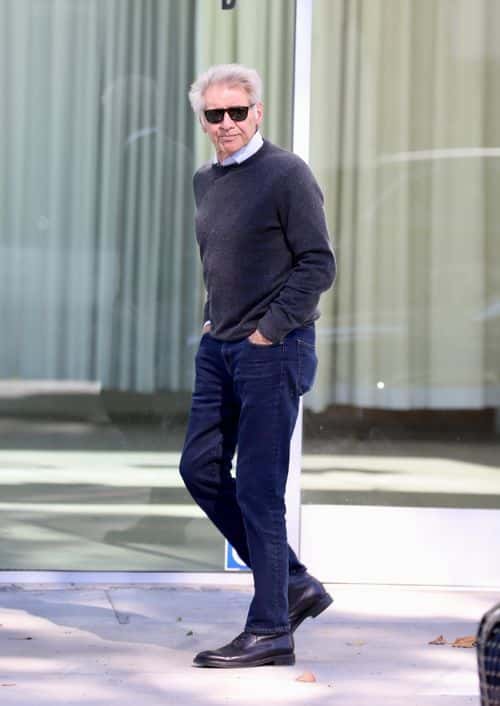 Harrison Ford takes stroll in West Hollywood (backgrid)