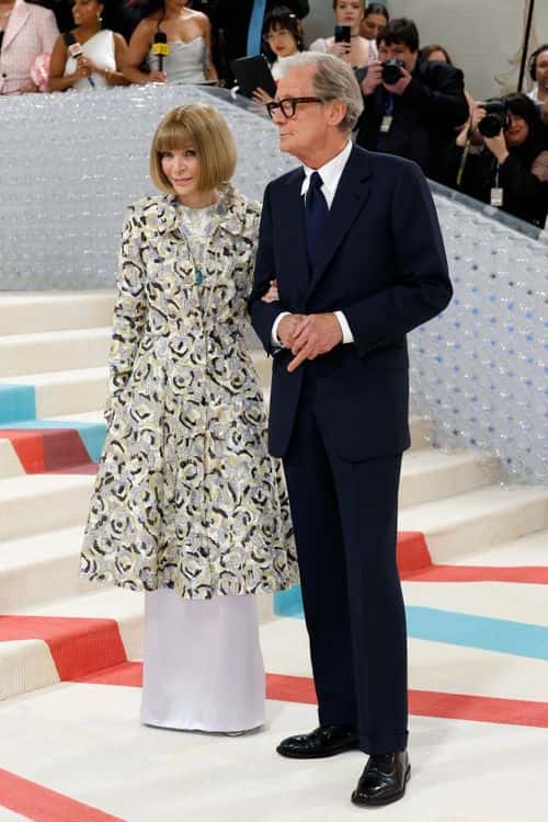 Anna Wintour and Bill Nighy attend The 2023 Met Gala Celebrating 
