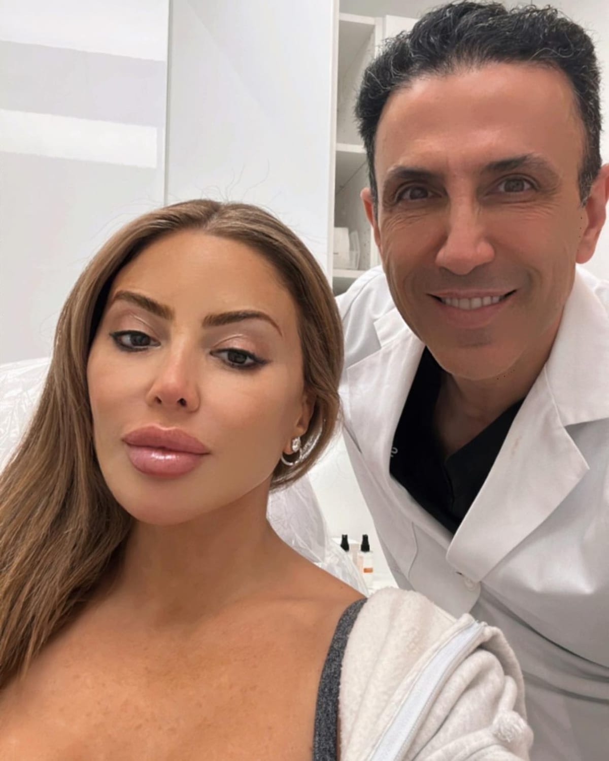 Larsa Pippen gets TLC from dermatologist Dr Simon Ourian (Instagram/@larsapippen)