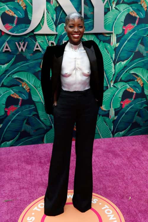 (EDITOR’S NOTE: Image contains nudity.) Lupita Nyong'o attends The 76th Annual Tony Awards at United Palace Theater on June 11, 2023 in New York City.
