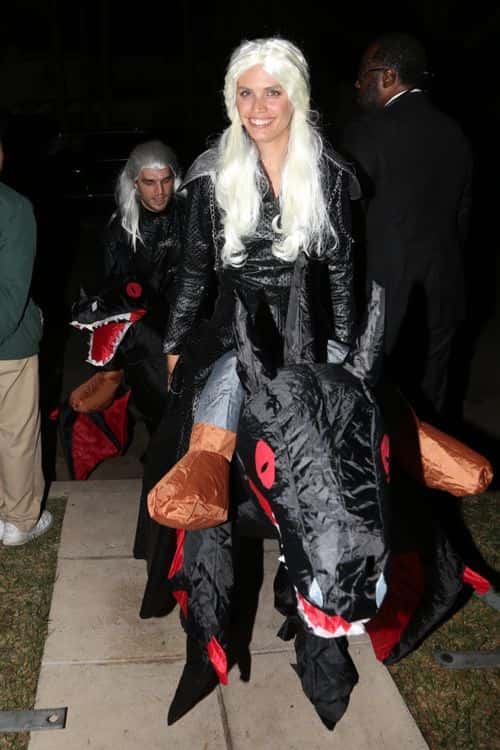 Sara Sampaio attends the annual Casamigos Halloween party in Beverly Hills. (Backgrid)