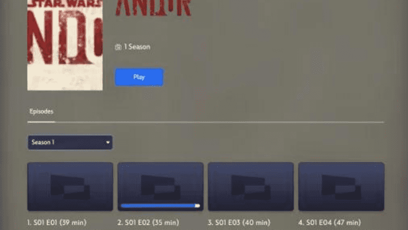 Leaked screener image of 'Andor' (Reddit)