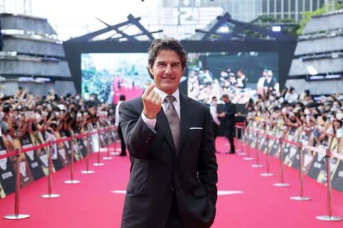Tom Cruise attends the Korea Red Carpet for 