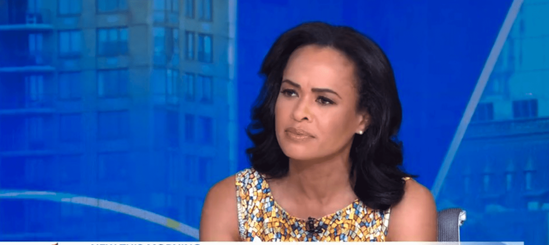 Linsey Davis filled in for Michael Strahan during the Monday broadcast (ABC)