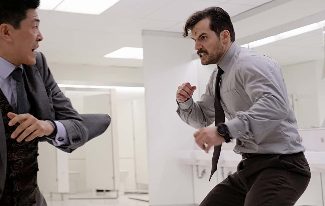 Henry Cavill (R) and Liang Yang in 2018 film 'Mission: Impossible - Fallout' (IMDb) 