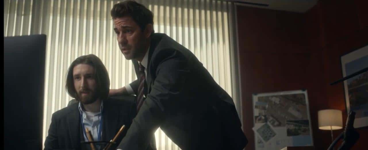 A still from 'Jack Ryan' Season 4 starring John Krasinski as Jack Ryan and Adam Bernett as Patrick (Prime Video)