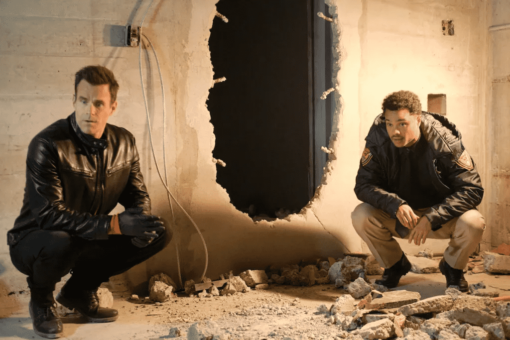 Cameron Mathison, Daylin Willis in 'Carrot Cake Murder: A Hannah Swensen Mystery' (Hallmark)