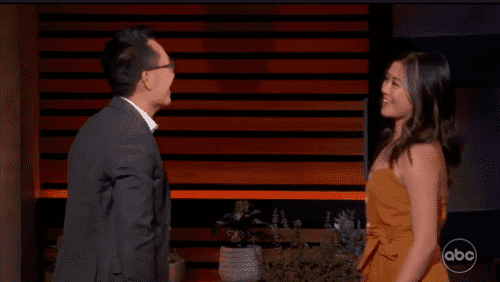 Tony Xu and Rosa Li, the founder of Wildwonder in 'Shark Tank' Season 14 episode 11 (ABC)
